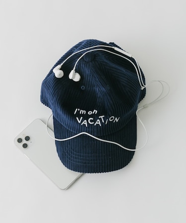 vacationコーデュロイキャップ