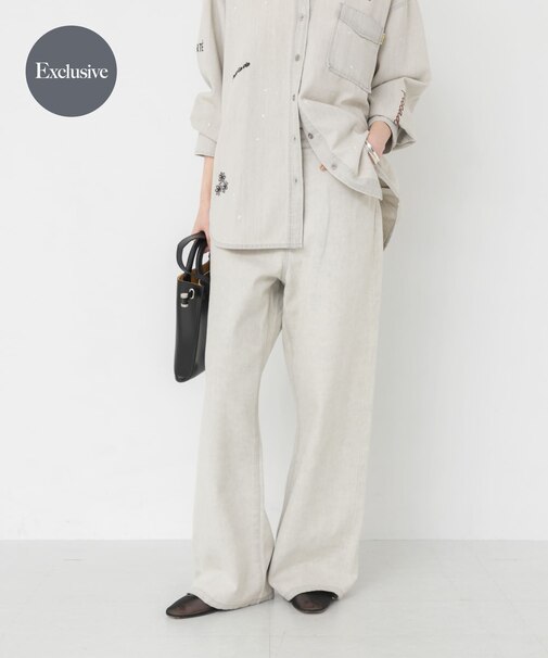 『別注』PICCADILLY×URBAN RESEARCH　デニムストレートパンツ