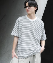 マルチボーダーショートスリーブTシャツ