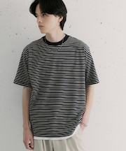 マルチボーダーショートスリーブTシャツ