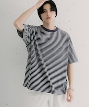 マルチボーダーショートスリーブTシャツ