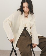 シアーライトテーラードジャケット