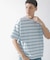 スラブ天竺ボーダーショートスリーブTシャツ