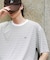 ワンポイントシシュウロゴTシャツ