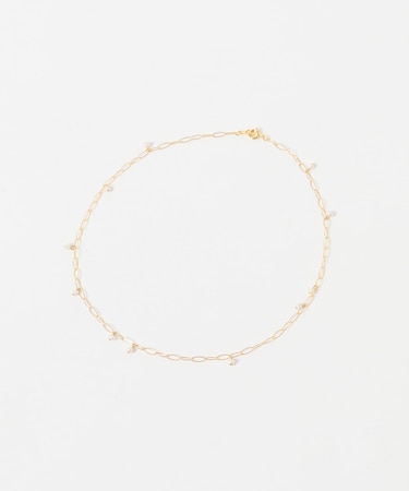LAPUIS　SV PETIT STONE NECKLACE