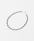 LAPUIS　SV ROUND STONE NECKLACE