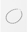 LAPUIS　SV ROUND STONE NECKLACE