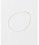LAPUIS　SV ROUND STONE NECKLACE