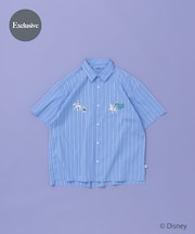 別注/Disney/ストライプシャツ