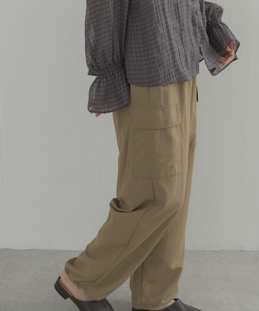 撥水カーゴドロストパンツ