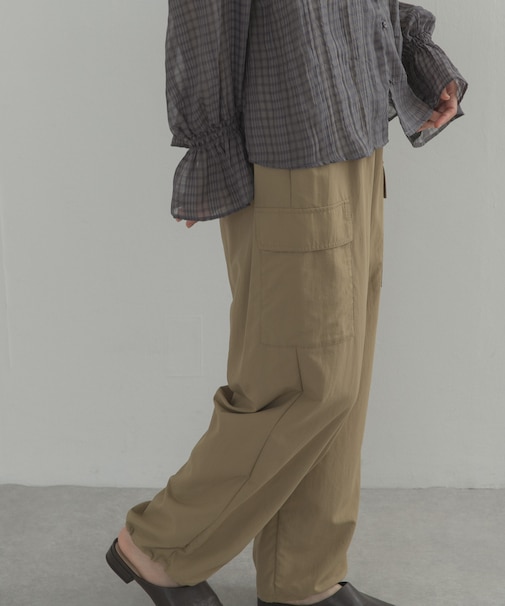 撥水カーゴドロストパンツ