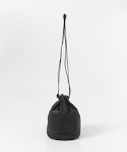 Folna LEATHER DRAWSTRING BAG