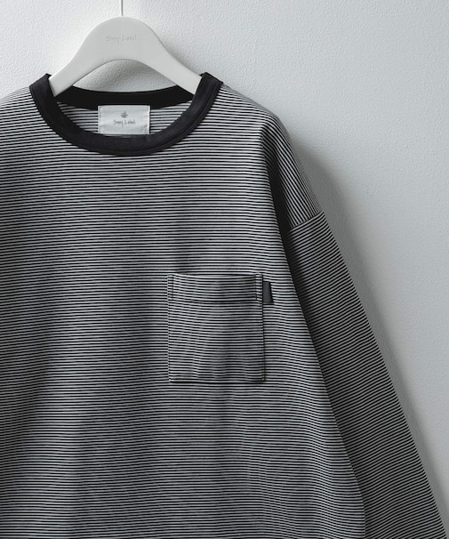 ポンチポケット付ロングスリーブTシャツ