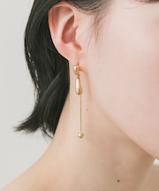 ドロップロングチェーンピアス