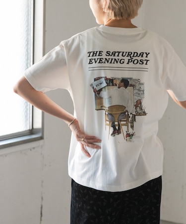FORK&SPOON バックプリントTシャツ