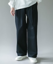 1タックワイドストレートチノパンツ
