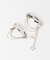 heyep　PIERCED CHAIN HAIR CLIP 2-PIECE