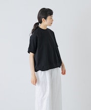 天竺 ワイドプルオーバー