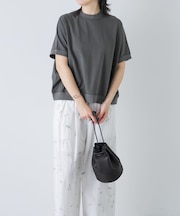 天竺 ワイドプルオーバー