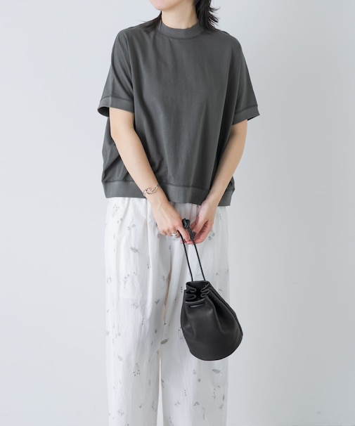 天竺 ワイドプルオーバー