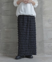 『一部WEB限定サイズ』カットフリルナロースカート