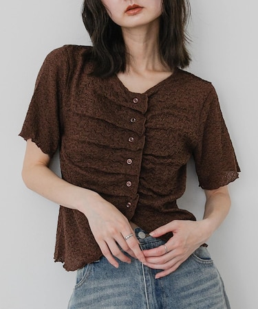 フロントタックメッシュレーストップ