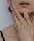 SMELLY so’　textured minimal ring