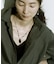SMELLY so’　onyx accent wood necklace