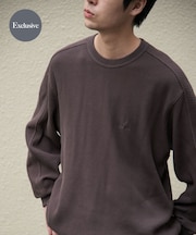 『別注』Snow Peak Apparel×DOORS　HEAVYWEIGHT WAFFLE PULLOVER