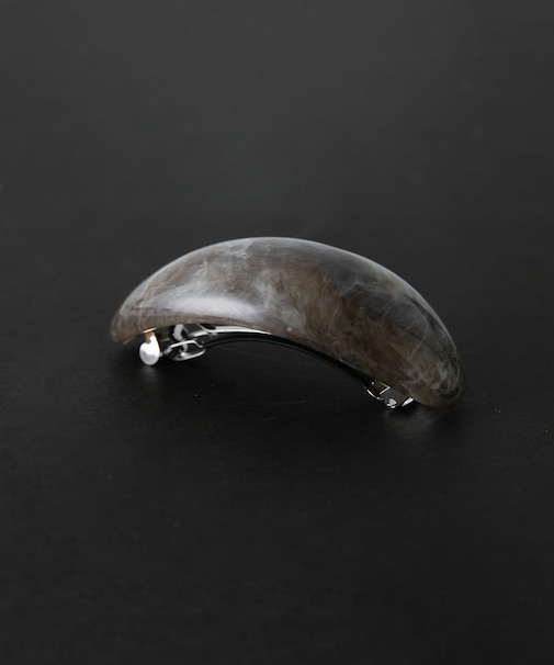 SMELLY so’ textured stone barrette