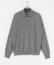 YLEVE W/S CASHMERE KNIT POLO