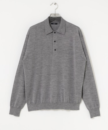 YLEVE W/S CASHMERE KNIT POLO