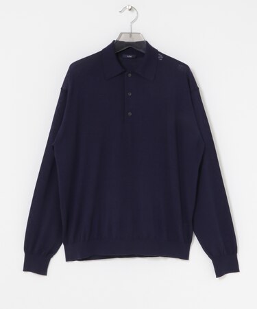 YLEVE W/S CASHMERE KNIT POLO