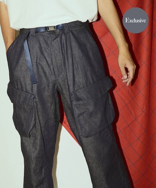 『別注』White Mountaineering×EKAL BIKER PANTS