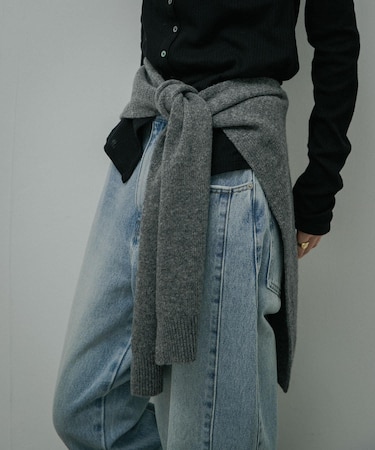 Wool Knit Shoulder Stole
