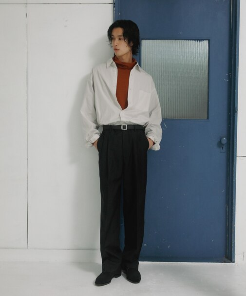 HT Gabardine 2Tuck Pants