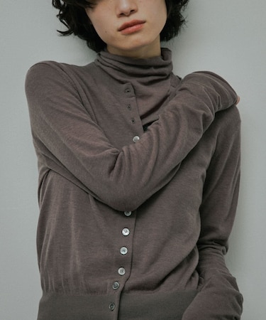 Soft Wool Button Cardigan