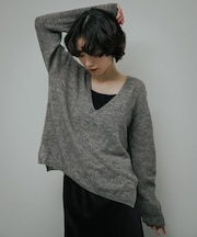 Baby Alpaca V-Neck Knit