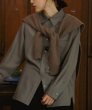Wool Blend Basic Shirts