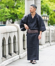紳士浴衣 近江ちぢみ