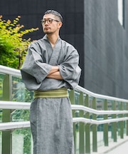 紳士浴衣　近江ちぢみ
