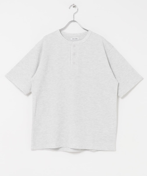 FORK&SPOON ワッフルヘンリーTシャツ
