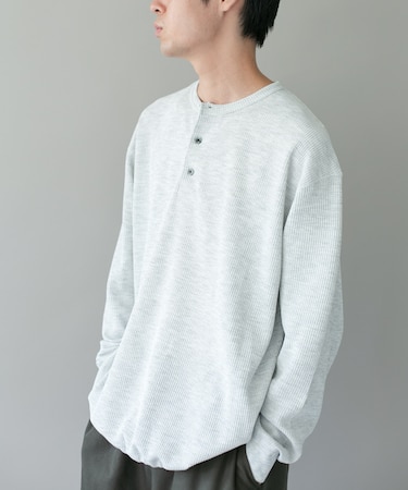 DRYMIXワッフル ドロスト ロングスリーブ Tシャツ