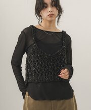 シアーギャザーロンTEE