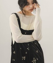シアーギャザーロンTEE
