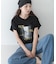 フォトプリントドルマンTシャツ