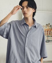 スエードタッチエクストラルーズショートスリーブシャツ