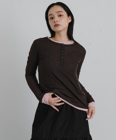 2PパックロングTシャツ