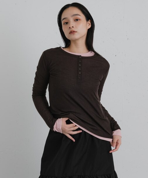 2PパックロングTシャツ