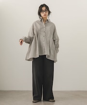 ランダムタックチェックシャツ